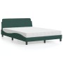 Bett mit dunkelgrüner Samtmatratze 140x200 cm von vidaXL, Betten und Lattenroste - Ref: Foro24-3208414, Preis: 346,91 €, Raba...