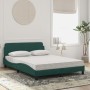 Bett mit dunkelgrüner Samtmatratze 140x200 cm von vidaXL, Betten und Lattenroste - Ref: Foro24-3208414, Preis: 346,91 €, Raba...