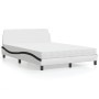 Bett mit schwarz-weißer Kunstledermatratze 140x200 cm von vidaXL, Betten und Lattenroste - Ref: Foro24-3208423, Preis: 380,25...