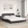 Bett mit grauer Kunstledermatratze 160x200 cm von vidaXL, Betten und Lattenroste - Ref: Foro24-3208440, Preis: 356,07 €, Raba...