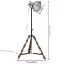 Lámpara de pie plateado vintage 25 W E27 75x75x90-150 cm by vidaXL, Lamps - Ref: Foro24-371890, Price: 73,37 €, Discount: %