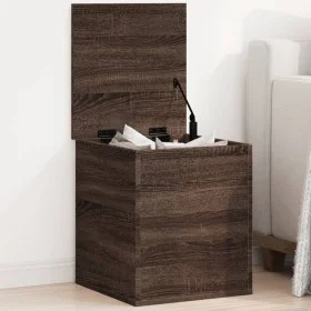 Caja de almacenaje madera ingeniería roble marrón 40x42x46 cm by vidaXL, Storage trunks - Ref: Foro24-840652, Price: 46,69 €,...