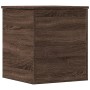 Caja de almacenaje madera ingeniería roble marrón 40x42x46 cm by vidaXL, Storage trunks - Ref: Foro24-840652, Price: 47,42 €,...