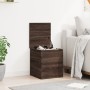 Caja de almacenaje madera ingeniería roble marrón 40x42x46 cm by vidaXL, Storage trunks - Ref: Foro24-840652, Price: 47,42 €,...