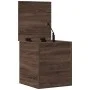 Ingenieurholz-Aufbewahrungsbox Eiche braun 40x42x46 cm von vidaXL, Aufbewahrungskisten - Ref: Foro24-840652, Preis: 46,67 €, ...