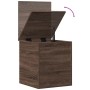 Caja de almacenaje madera ingeniería roble marrón 40x42x46 cm by vidaXL, Storage trunks - Ref: Foro24-840652, Price: 47,42 €,...