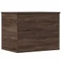 Caja de almacenaje madera ingeniería roble marrón 60x42x46 cm by vidaXL, Storage trunks - Ref: Foro24-840659, Price: 63,43 €,...