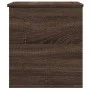 Caja de almacenaje madera ingeniería roble marrón 60x42x46 cm by vidaXL, Storage trunks - Ref: Foro24-840659, Price: 63,43 €,...