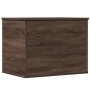 Caja de almacenaje madera ingeniería roble marrón 60x42x46 cm by vidaXL, Storage trunks - Ref: Foro24-840659, Price: 64,49 €,...