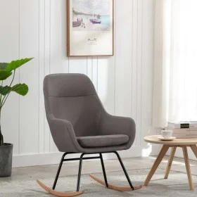 Light gray fabric rocking chair by vidaXL, Rocking chairs - Ref: Foro24-289537, Price: 144,64 €, Discount: %