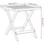 Liegestuhl mit massivem Akazienholz und dunkelblauem Stofftisch von vidaXL, Liegen - Ref: Foro24-3214215, Preis: 153,66 €, Ra...