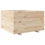 Jardinera madera maciza de pino 80x80x49,5 cm de vidaXL, Maceteros y jardineras - Ref: Foro24-3282529, Precio: 174,60 €, Desc...