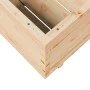 Jardinera madera maciza de pino 80x80x49,5 cm de vidaXL, Maceteros y jardineras - Ref: Foro24-3282529, Precio: 174,60 €, Desc...