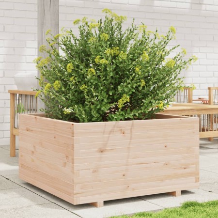 Jardinera madera maciza de pino 90x90x49,5 cm de vidaXL, Maceteros y jardineras - Ref: Foro24-3282534, Precio: 200,28 €, Desc...