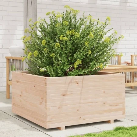 Massive Holzblumenkasten aus Kiefer 90x90x49,5 cm von vidaXL, Töpfe und Pflanzgefäße - Ref: Foro24-3282534, Preis: 197,70 €, ...