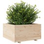 Jardinera madera maciza de pino 90x90x49,5 cm de vidaXL, Maceteros y jardineras - Ref: Foro24-3282534, Precio: 200,28 €, Desc...