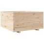 Jardinera madera maciza de pino 90x90x49,5 cm de vidaXL, Maceteros y jardineras - Ref: Foro24-3282534, Precio: 200,28 €, Desc...