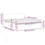 Bett mit schwarz-weißer Kunstledermatratze 180x200 cm von vidaXL, Betten und Lattenroste - Ref: Foro24-3208463, Preis: 394,22...
