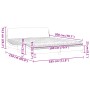 Bett mit schwarz-weißer Kunstledermatratze 180x200 cm von vidaXL, Betten und Lattenroste - Ref: Foro24-3208463, Preis: 400,84...