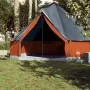 Tienda familiar tipi 10 personas impermeable gris naranja de vidaXL, Tiendas de campaña - Ref: Foro24-94596, Precio: 231,96 €...