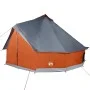 Tienda familiar tipi 10 personas impermeable gris naranja de vidaXL, Tiendas de campaña - Ref: Foro24-94596, Precio: 231,96 €...