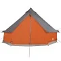 Tienda familiar tipi 10 personas impermeable gris naranja de vidaXL, Tiendas de campaña - Ref: Foro24-94596, Precio: 231,96 €...
