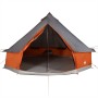 Familiengeschäft Tipi für 10 Personen, wasserdicht, grau orange. von vidaXL, Zelte - Ref: Foro24-94596, Preis: 226,95 €, Raba...