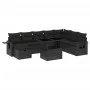 Set de sofás de jardín 8 piezas y cojines ratán sintético negro by vidaXL, Garden sets - Ref: Foro24-3275025, Price: 633,93 €...