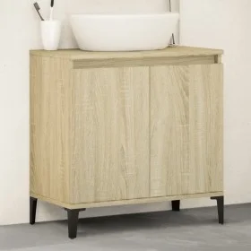 Armario de lavabo madera contrachapada roble Sonoma 58x33x60 cm by vidaXL, bathroom vanities - Ref: Foro24-847408, Price: 57,...