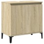 Armario de lavabo madera contrachapada roble Sonoma 58x33x60 cm de vidaXL, Tocadores de baño - Ref: Foro24-847408, Precio: 60...