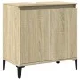 Armario de lavabo madera contrachapada roble Sonoma 58x33x60 cm de vidaXL, Tocadores de baño - Ref: Foro24-847408, Precio: 57...