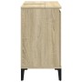 Armario de lavabo madera contrachapada roble Sonoma 58x33x60 cm de vidaXL, Tocadores de baño - Ref: Foro24-847408, Precio: 60...