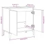 Armario de lavabo madera contrachapada roble Sonoma 58x33x60 cm de vidaXL, Tocadores de baño - Ref: Foro24-847408, Precio: 57...