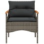 Set de sofá de jardín 3 pzas y cojines ratán sintético gris by vidaXL, Garden sets - Ref: Foro24-368405, Price: 205,80 €, Dis...