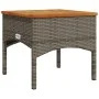 Gartensofa-Set 3-teilig mit grauen Kissen aus synthetischem Rattan von vidaXL, Gartensets - Ref: Foro24-368405, Preis: 199,54...