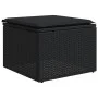 Set de sofás de jardín 7 pzas con cojines ratán sintético negro by vidaXL, Garden sets - Ref: Foro24-3267415, Price: 485,26 €...