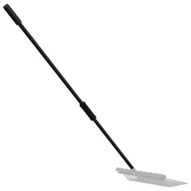 Mango de horquilla de rastrillo acero negro Ø3,5x127,5 cm by vidaXL, livestock feeding - Ref: Foro24-172482, Price: 15,66 €, ...