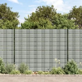 Pantallas privacidad jardín 10 uds PVC gris piedra 252,5x19 cm by vidaXL, fence panels - Ref: Foro24-4005545, Price: 38,09 €,...