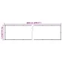 Weißer PVC-Balkon-Sichtschutz 600x75 cm von vidaXL, Zaunpaneele - Ref: Foro24-4005399, Preis: 21,43 €, Rabatt: %
