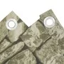 Pantalla de privacidad de balcón PVC look piedra 600x75 cm by vidaXL, fence panels - Ref: Foro24-4005423, Price: 26,31 €, Dis...