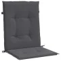 Garden chair cushion low backrest 6 units anthracite Oxford fabric by vidaXL, Cushions for chairs and sofas - Ref: Foro24-314...