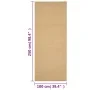 Natural sisal rug 100x250 cm by vidaXL, Rugs - Ref: Foro24-136313, Price: 122,44 €, Discount: %