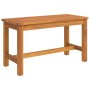 Gartenbank aus massivem Akazienholz 80x35x45 cm von vidaXL, Gartenbänke - Ref: Foro24-319418, Preis: 100,33 €, Rabatt: %