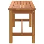 Solid acacia wood garden bench 80x35x45 cm by vidaXL, garden benches - Ref: Foro24-319418, Price: 77,75 €, Discount: %