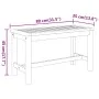 Gartenbank aus massivem Akazienholz 80x35x45 cm von vidaXL, Gartenbänke - Ref: Foro24-319418, Preis: 84,43 €, Rabatt: %