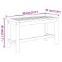 Solid acacia wood garden bench 80x35x45 cm by vidaXL, garden benches - Ref: Foro24-319418, Price: 100,33 €, Discount: %