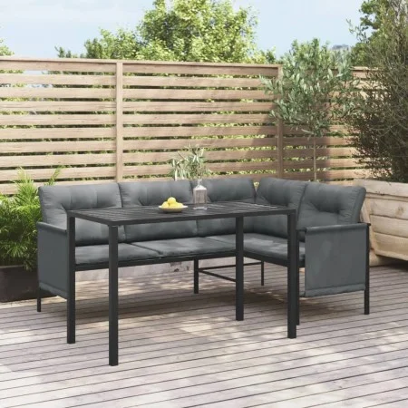 Dining table for garden in anthracite gray steel 110x54x70 cm by vidaXL, Garden tables - Ref: Foro24-364600, Price: 121,77 €,...