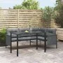 Dining table for garden in anthracite gray steel 110x54x70 cm by vidaXL, Garden tables - Ref: Foro24-364600, Price: 121,77 €,...