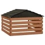 Black and brown robotic lawnmower shed 78x74x54 cm fir by vidaXL, Lawn Mower Covers - Ref: Foro24-315301, Price: 88,63 €, Dis...
