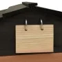 Black and brown robotic lawnmower shed 78x74x54 cm fir by vidaXL, Lawn Mower Covers - Ref: Foro24-315301, Price: 88,63 €, Dis...